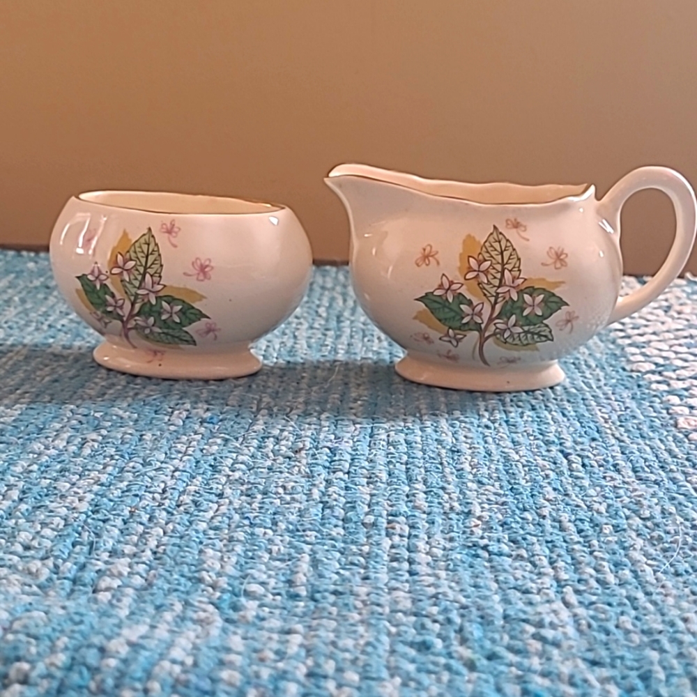 Sandland Ware Sugar and Creamer